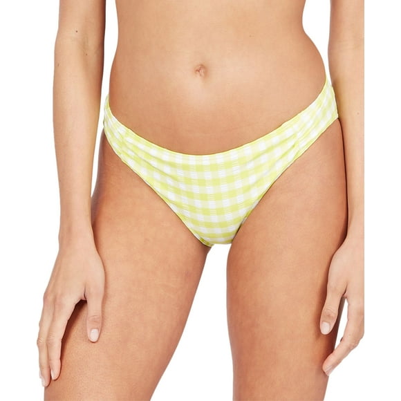 Roxy Bas de Bikini Imprimé Beau Soleil Maillot de Bain pour Femmes, Très Petit Limeade