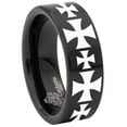 thumbnail image 6 of Malta Cross Tungsten Carbide Ring, 6 of 9