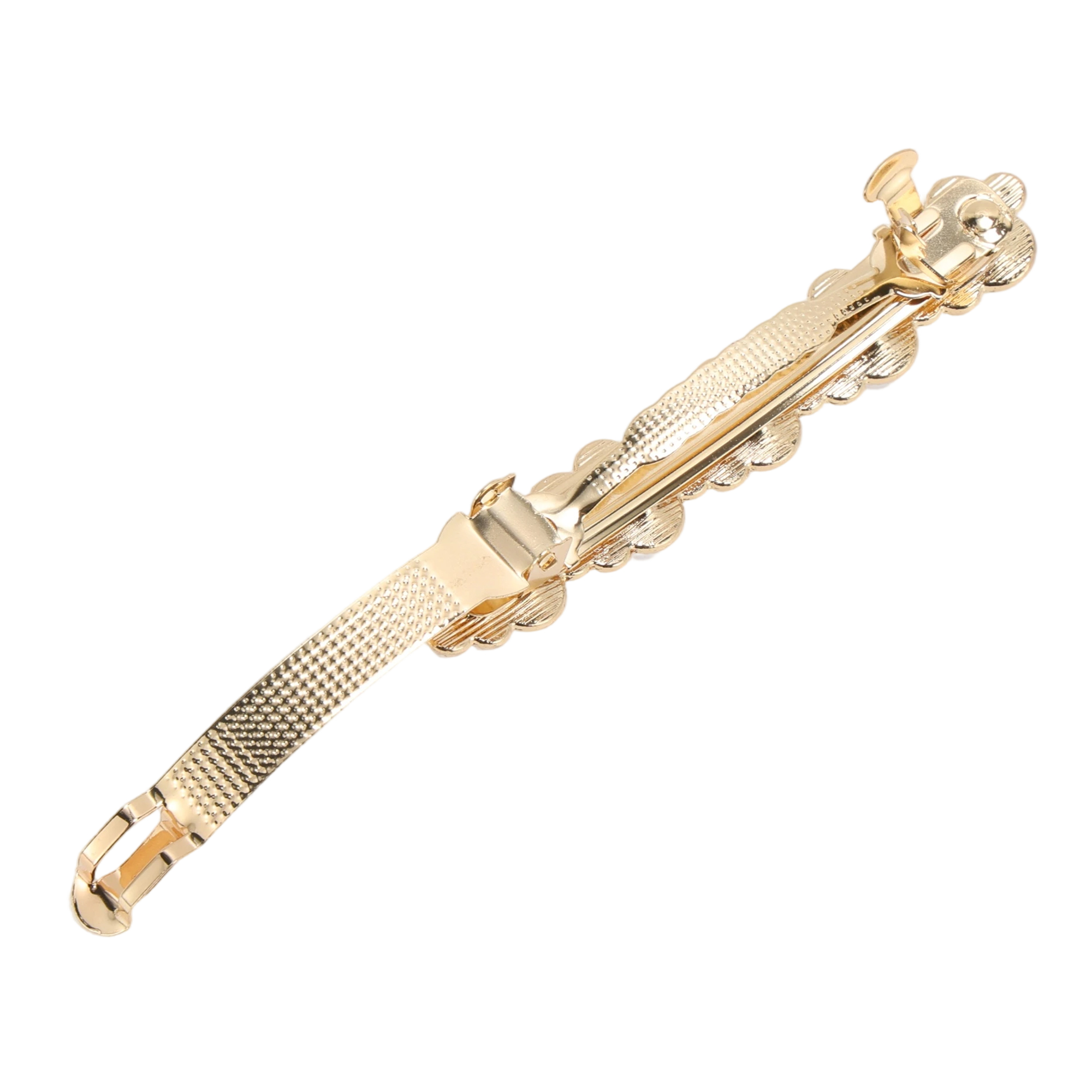 Unique Bargains Fashionable Grace Spring Clip Hairpin Pearl Hair Barrettes White