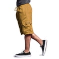 thumbnail image 2 of G-Style USA Men's Solid Fleece Cargo Shorts DFP1 - WHEAT - X-Large, 2 of 5