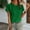 Green, variant on SNKSDGM Women's Plus Casual Easter Shirts Womens Shirts Dressy Casual Short Sleeve Women's Textured Tops Summer Trendy Ruffle Short Sleeve Dressy Casual Blouse Shirt Women's Tops Dressy Casual