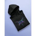 thumbnail image 3 of Dragonfly In Abstract Art Hoodie Women -Image by Shutterstock, Female 3X-Large, 3 of 4