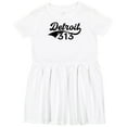 thumbnail image 3 of Inktastic Detroit 313 Girls Toddler Dress, 3 of 5