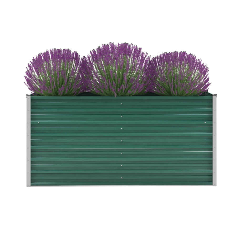 Kepooman Outdoor Raised Garden Bed for Vegetables Flowers, 63" X 15.7" X 31.3", Green Kepooman Outdoor Raised Garden Bed for Vegetables Flowers, 63" X 15.7" X 31.3", Green