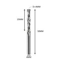 thumbnail image 2 of Compression Milling Cutter Woodwork Cut Two Flutes Spiral Carbide Milling Tool CNC Router Wood End Mill Cutter Bits ,Great Multi-Purpose Application, 2 of 4