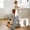 Grey, variant on Wooden Step Stool, Foldable Kitchen Stool Helper for Kids,Standing Helper for Bathroom,Sink,Anti-Slip,265lbs,Grey