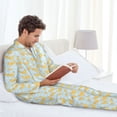 thumbnail image 6 of Vsdgher Roosters Mens Pajama Set, Soft Warm Long Sleeve Sleepwear, Cozy Button-Down Pjs for Men-XX-Large, 6 of 7