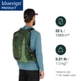 thumbnail image 2 of Mochila de Senderismo Osprey Talon 22L para Hombre Azul Cerámico, 2 of 9