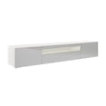 thumbnail image 4 of MMT Modern Gray/White Gloss 78.7" TV Stand with Blue LED Lights for 50-90 inch TVs, 4 of 7