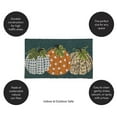 thumbnail image 4 of Evergreen Patterned Pumpkins Indoor Outdoor Natural Coir Doormat 1'4"x2'4" Multicolored, 4 of 4