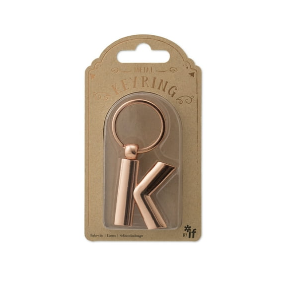Copper Letter Keyrings Letter K (Other)
