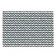 thumbnail image 1 of Grey Cutting Board, Minimalist Gradient Wavy Flat Lines Various Color Influences Retro Print, Decorative Tempered Glass Cutting and Serving Board, Large Size, Charcoal Grey, by Ambesonne, 1 of 1