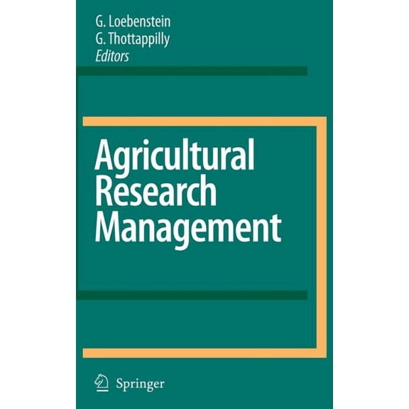 Agricultural Research Management, (Hardcover)