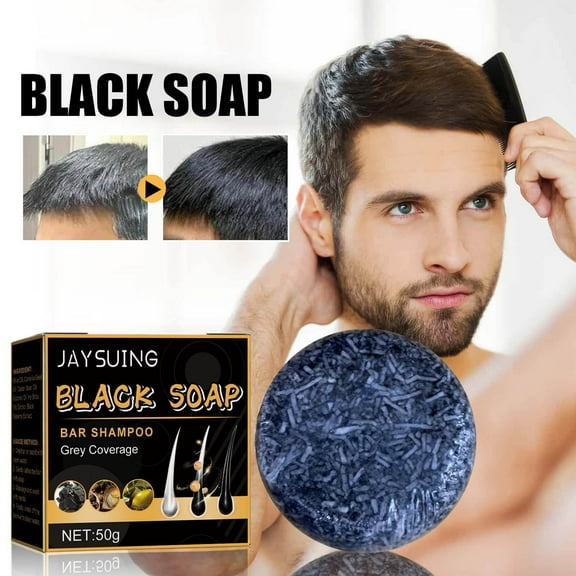Bilqis Shampoo Soap Hand Made Oil Soap Maintenance Black Cleaning And Shampoo Soap 50g