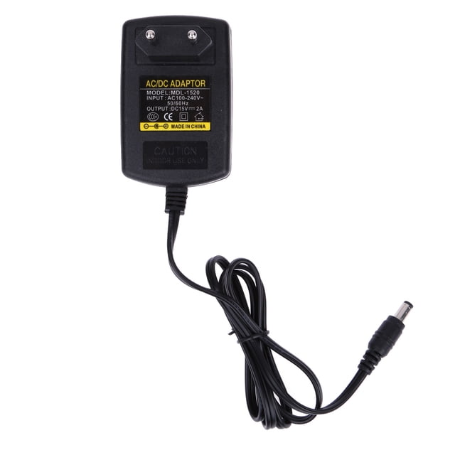 Convertidor CA 100V-240V a CC 15V Adaptador de fuente de alimentación Protección contra sobrecarga Adaptador de fuente de alimentación conmutada AC DC FLhrweasw El nuevo