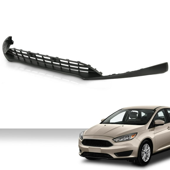 CROSSDESIGN Front Bumper Lower Valance Panel Grill Fit for Ford Focus 2015-2018