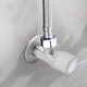 thumbnail image 2 of Válvula De ángulo, Válvula De ángulo De Grifo, Válvula De ángulo Cepillado De Rosca G1/2in Para Baño De Baño De Cocina De Hotel Mgaxyff Angle Valve, 2 of 8
