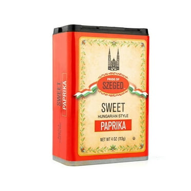 Szeged | Pride of Szeged Sweet Paprika Powder | 4 oz | Gourmet Spice | 1-Pack