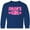 Royal Blue, variant on Inktastic Mama's Girl Pink with Hearts Long Sleeve Youth T-Shirt