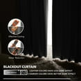 thumbnail image 6 of Deconovo Solid Back Tab and Rod Pocket Curtains Thermal Insulated Blackout Window Curtains for Kitchen 52x54 inch Light Gray 2 Panels, 6 of 8