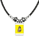 thumbnail image 1 of Collar Escultura Diosa Ardiente Unbranded Cuerda de Cuero, 1 of 3