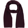 thumbnail image 1 of AIR-Women's Solid Color Winter Knit Scarf, Purple, One Size, 1 of 4