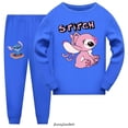 thumbnail image 4 of Disney-Pijama de punto para niños y niñas, ropa de dormir de manga larga, conjuntos de pijamas de algodón para niños de 2 a 15 años, primavera y otoño, 4 of 4