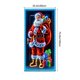thumbnail image 3 of Cubierta de Puerta Navideña Fluorescente | Decoración Navideña con Estampado de Papá Noel | Pancarta de Poliéster de 90 X 180 Cm | Decoración Navideña con Estampado Brillante para Interiores y Exteri, 3 of 6