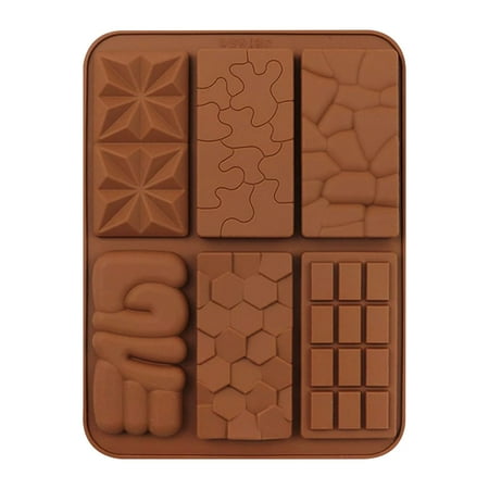 

6 In 1 Silicone Break Apart Silicone For Wax Melts Non Stick Homemade Protein And Energy Bar Mould Bake Ware. Set Ceramic with Lids Baking Sheet Set