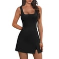 thumbnail image 3 of WIHOLL Summer Dresses For Women Sleeveless Athletic Bodycon Mini Tennis Yoga Workout Graduation Dress With Pockets, 3 of 11