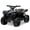 Black, variant on Goldensoil 6V Kids ATV 4-Wheeler, 1.8MPH Max Speed, Ride-On Toy with Music, Up to 55 Pounds, Black
