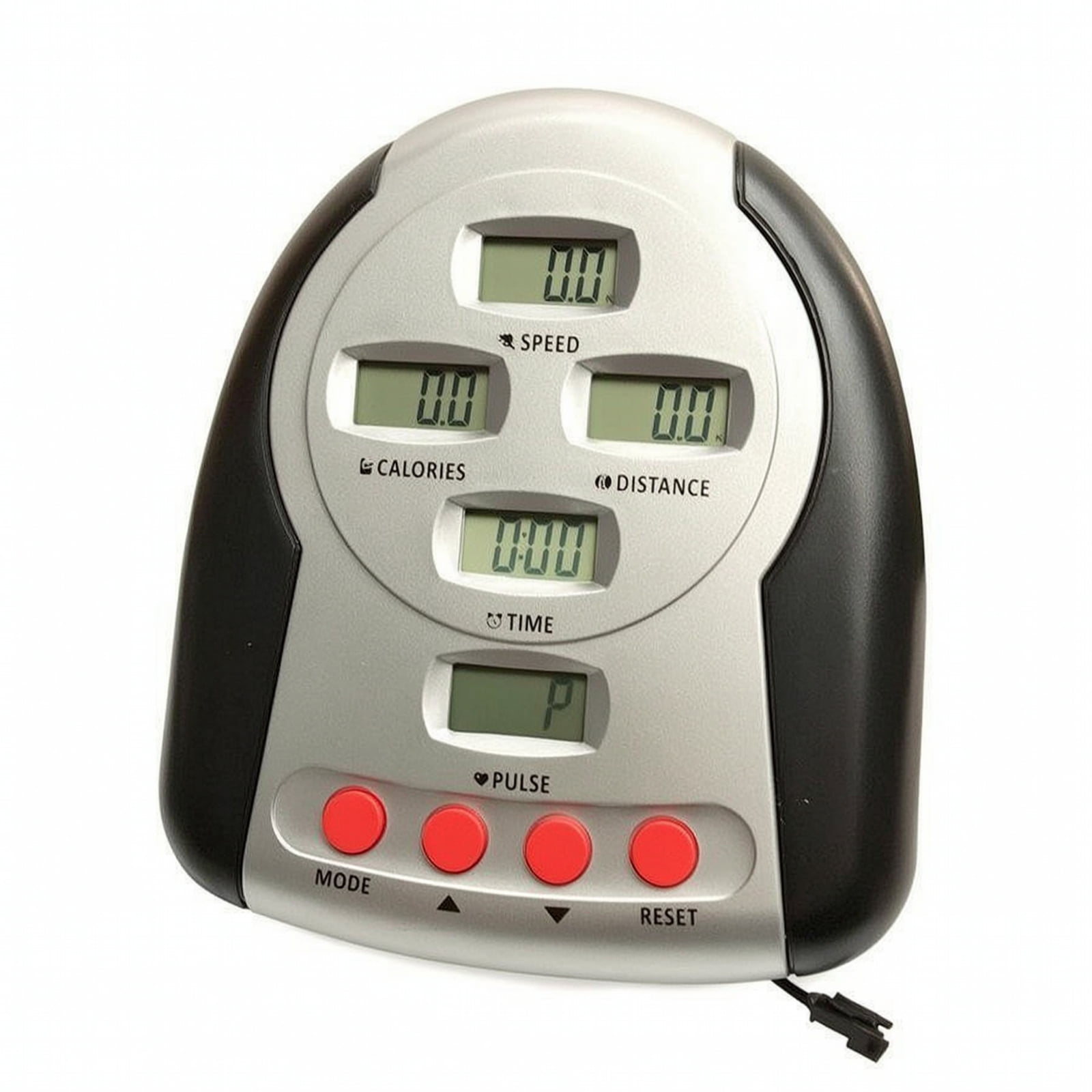 yotijay Exercise Cycle Display Console Digital with Speed Pulse Calorie Tracking Silver Front for Home Workout Equipment Replacement