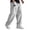 White, variant on Vacation Baggy Trousers Jacquard Woven Texture Casual Pants Embroidered Pattern Lightweight Breathable Summer Beach White 3XL