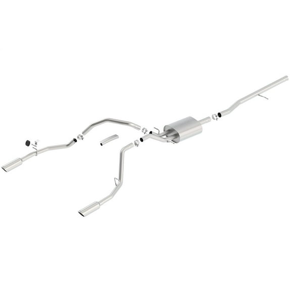 Borla Exhaust - 140535 Fits select: 2014-2018 CHEVROLET SILVERADO, 2014-2018 GMC SIERRA