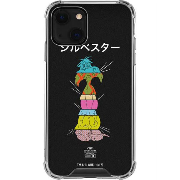 Skinit Cartoons Sylvester the Cat Sliced Juxtapose iPhone 14 Plus Clear Case