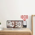 thumbnail image 6 of SDFGTstore Projectors Alarm Clock for Bedroom Large Projection Alarm Clock with 180°Projectors, USB Charging Projectors Clock, 6 of 18
