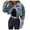 Dark Blue, variant on YDFCWXW Womens Denim Jacket Womens Denim Jacket Women Cropped Distressed Button Down Jackets Trendy Long Sleeve Frayed Coat Black, S