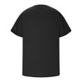 thumbnail image 6 of SYMOID Short Sleeve Top Shirts for Women 2025 Crew Neck Solid Casual Summer Juniors Classic T-Shirt,Black,Size S, 6 of 9