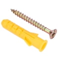 thumbnail image 1 of Plastic Screw Wall Plug,Plastic Expansion Wall Plug Self Tapping Screws Wall Expansion Plug User-Friendly Design, 1 of 8