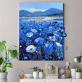thumbnail image 4 of Colorful Floral Field Impressionist Canvas Wall Art for Living Room Bedroom Kitchen Office Entryway Hallway, 4 of 8