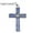 Lapis Lazuli, variant on Cross Natural Crystal Pendant Chakra Gems Stone Amulet Energy Gift Reiki Healing