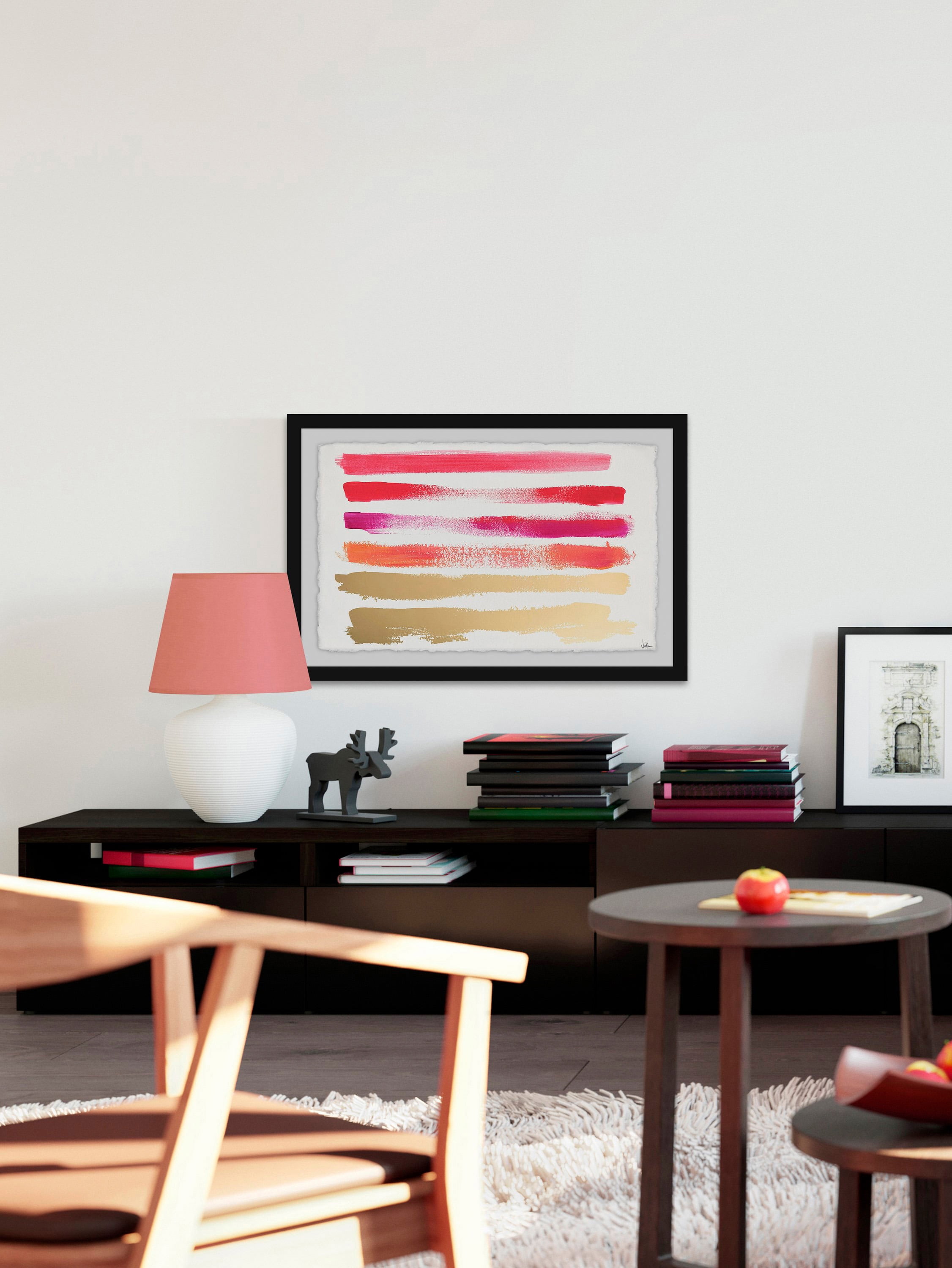 Color Swatch Framed Painting Print