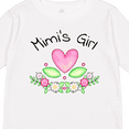 thumbnail image 4 of Inktastic Mimi's Girl Heart Flowers Girls Long Sleeve Toddler T-Shirt, 4 of 5