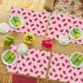 thumbnail image 4 of Strawberry Placemats Set of 6, Strawberry Place Mats Table Mats for Kitchen Dining Table Kitchen Decor Linen 12x18 Inch, 4 of 6