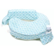 Deluxe Nursing Pillow Slipcover - (Blue Flower)