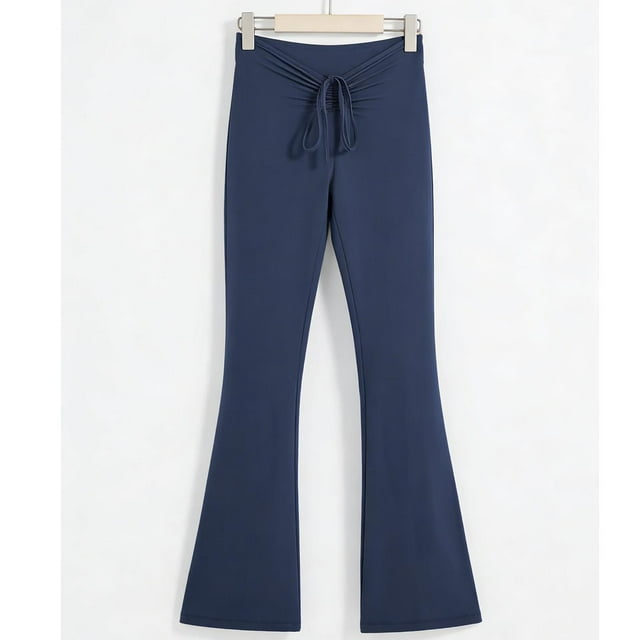 HongQid Pantalon Bootcut pour Femmes Leggings Évasés Randonnée Pantalon de Yoga Legging Pantalon de Travail