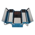thumbnail image 3 of Caja de almacenamiento de bandeja de capas, caja de almacenamiento de herramientas plegable de 2 capas y 3 bandejas con asa Resultados impresionantes, 3 of 14