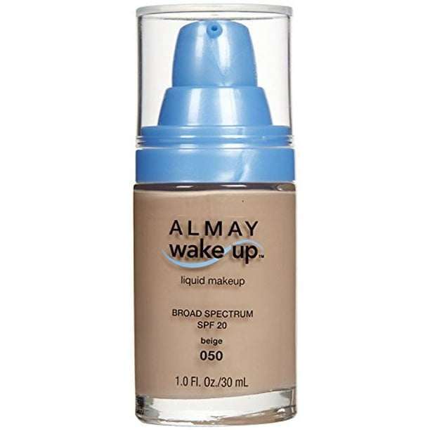Almay Wake-Up Maquillage Liquide, Beige-050, 1,0 Once Fluide