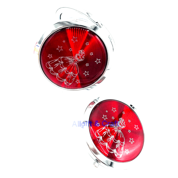 24pcs QUINCEANERA PARTY FAVORS 12 MIRROR Wedding Favors SWEET 16 RECUERDOS-Burg.