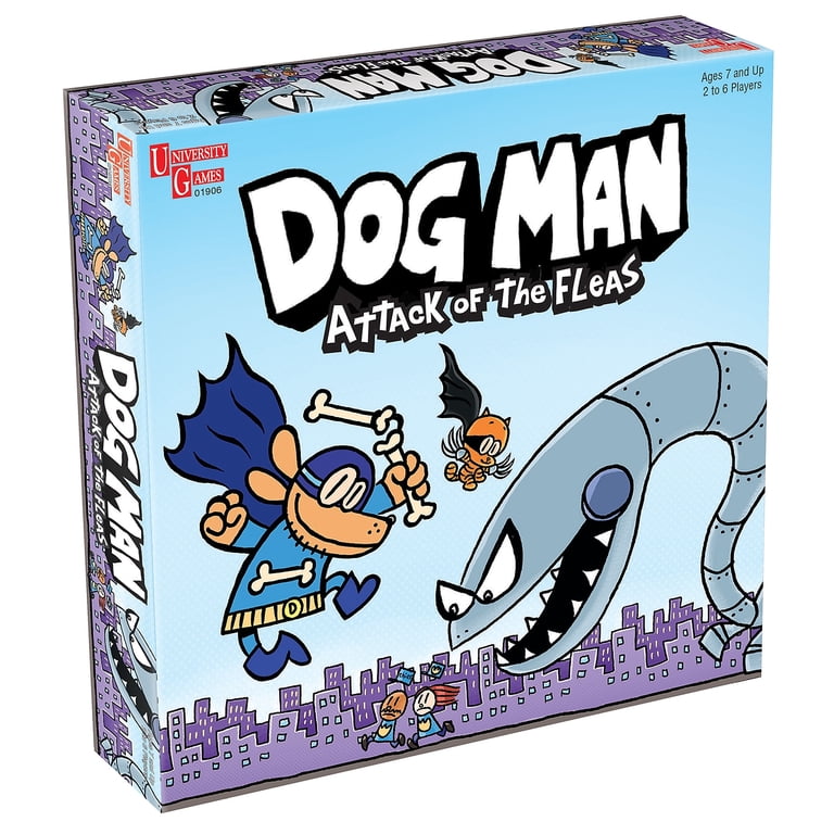 University Games Dog Man Attack of the Fleas Cooperative Board Game photo 1